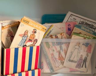 Vintage sewing patterns