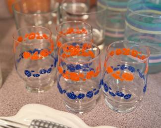 Vintage drinking glasses MCM