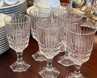 Crystal goblets