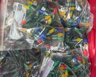 Holiday string lights multi colored 