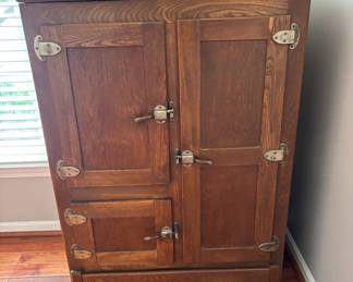Antique ice chest