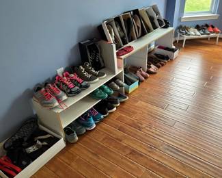 The wall of shoes!