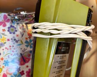 MCM hand mixer avocado green
