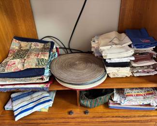 Table linens, towels