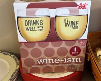 New wine glasses