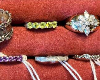 Silver rings