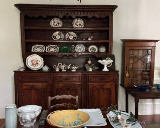 large cabinet/chandelier not for sale