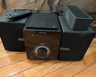 Lonpoo compact stereo system with CD player