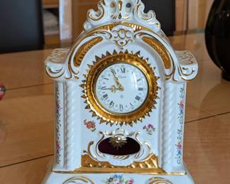 Winette Mantel Porcelain Clock