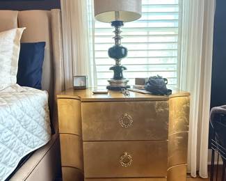 Bedside tables go along perfectly with bed set