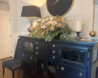 Gorgeous hutch and decor for sale