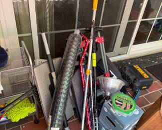 Lots of out door items 