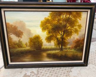 Original Heath oil painting