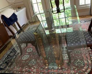 Glass Dining table