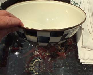 Makenzie Childs metal bowl