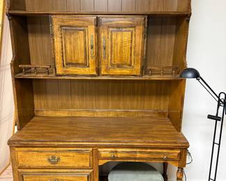 Desk with hutch