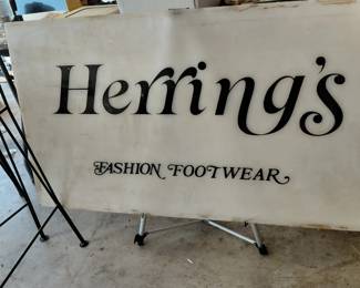 Old sign from Gerber shoe department 