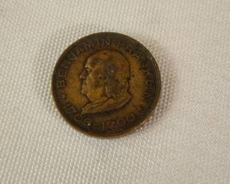 Ben Franklin Souvenir Coin