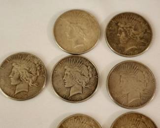 7 Peace Dollars