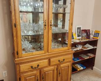 Oak China Hutch