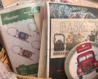 Cross stitch items
