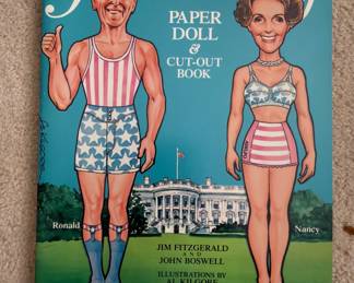 First Family ROnald Regan Paper dolls