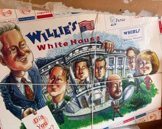 Vintage Willies White house game