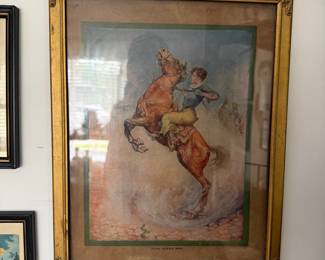 vintage lithograph