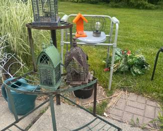 Two tier vintage plant stand