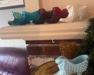 Several Fenton Hob nail boots