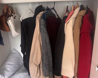 assorted womens coats