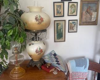 vintage small placemats quilted