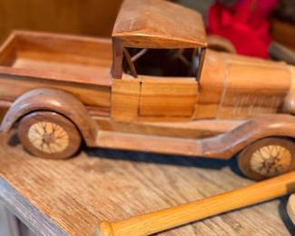 Wooden truck