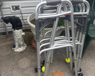 assortment of walkers
