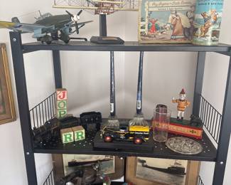 Vintage diecast airplanes,