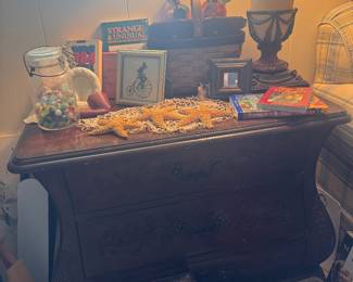 Lamp, end tables and more
