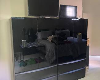 2 Mid Century Modern Armoire
