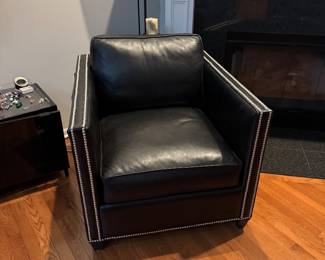 Black Leather Chair 