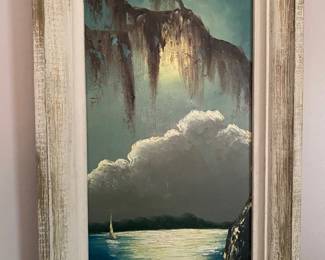 Sam Newton 11x23 inside frame