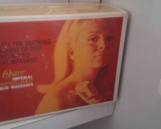 Vintage massage machine in original box