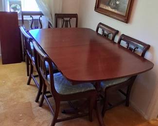 Mahogany Duncan Fife dining set