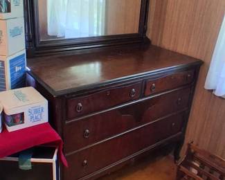 Antique dresser with mirror
