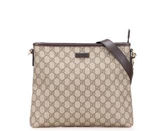 Gucci GG Supreme Brown Crossbody Bag
