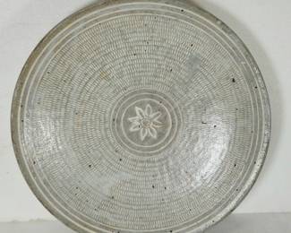 Goryeo Dynasty Ceramic Plate, 12 In, Fine