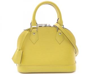Louis Vuitton Alma BB Epi Handbag in Yellow