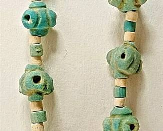 Ancient Faience Necklace I mil. BC