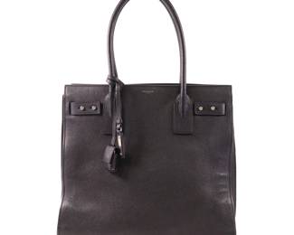 Saint Laurent Black Cowhide Leather Handbag