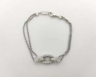 Serpent Boheme Diamond 18K White Gold Chain Bracelet