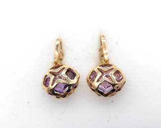 Chopard Imperiale Amethyst 18K Rose Gold Earrings