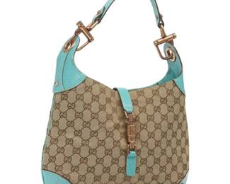 Gucci Beige GG Canvas Shoulder Bag